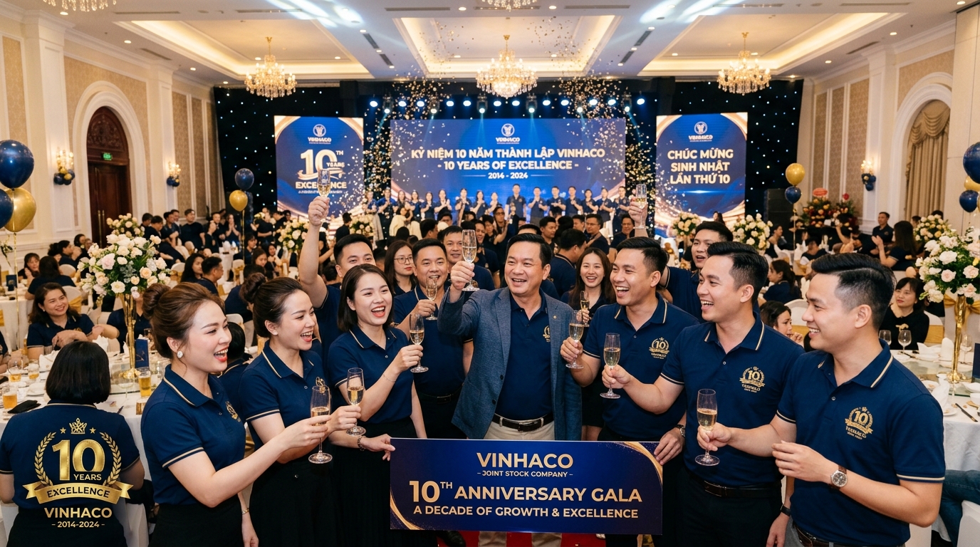 Áo Kỷ Niệm Thành Lập Công Ty: Dấu Ấn Tri Ân & Niềm Tự Hào Cột Mốc 5 - 10 - 20 Năm