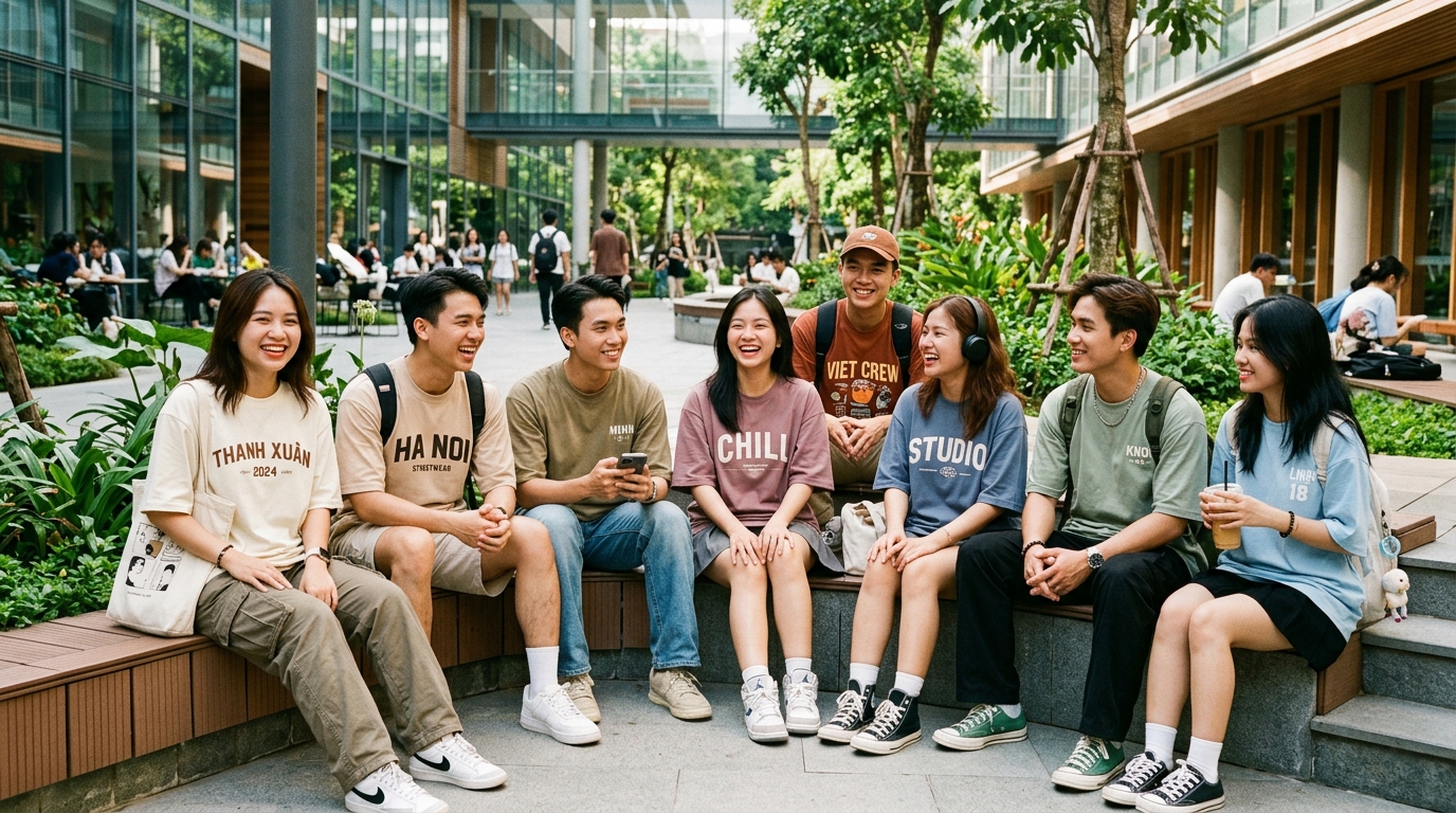 Áo Lớp Oversize Đẹp & Chất: Đỉnh Cao Phong Cách Gen Z Lưu Giữ Kỷ Niệm Học Trò