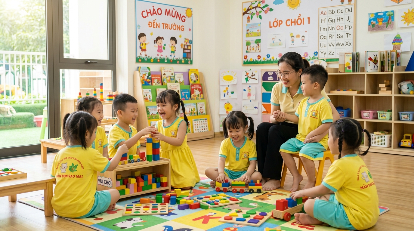 Đồng Phục Mầm Non: An Toàn Tuyệt Đối Cho Da Bé, Thoáng Mát & Đáng Yêu Hết Nấc