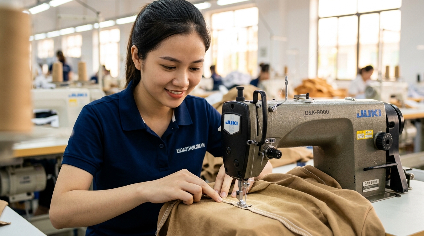 Dây chuyền may công nghiệp khép kín